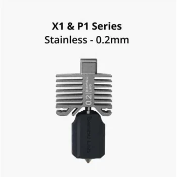 BambuLab Hotend with stainless steel nozzle 0.2mm